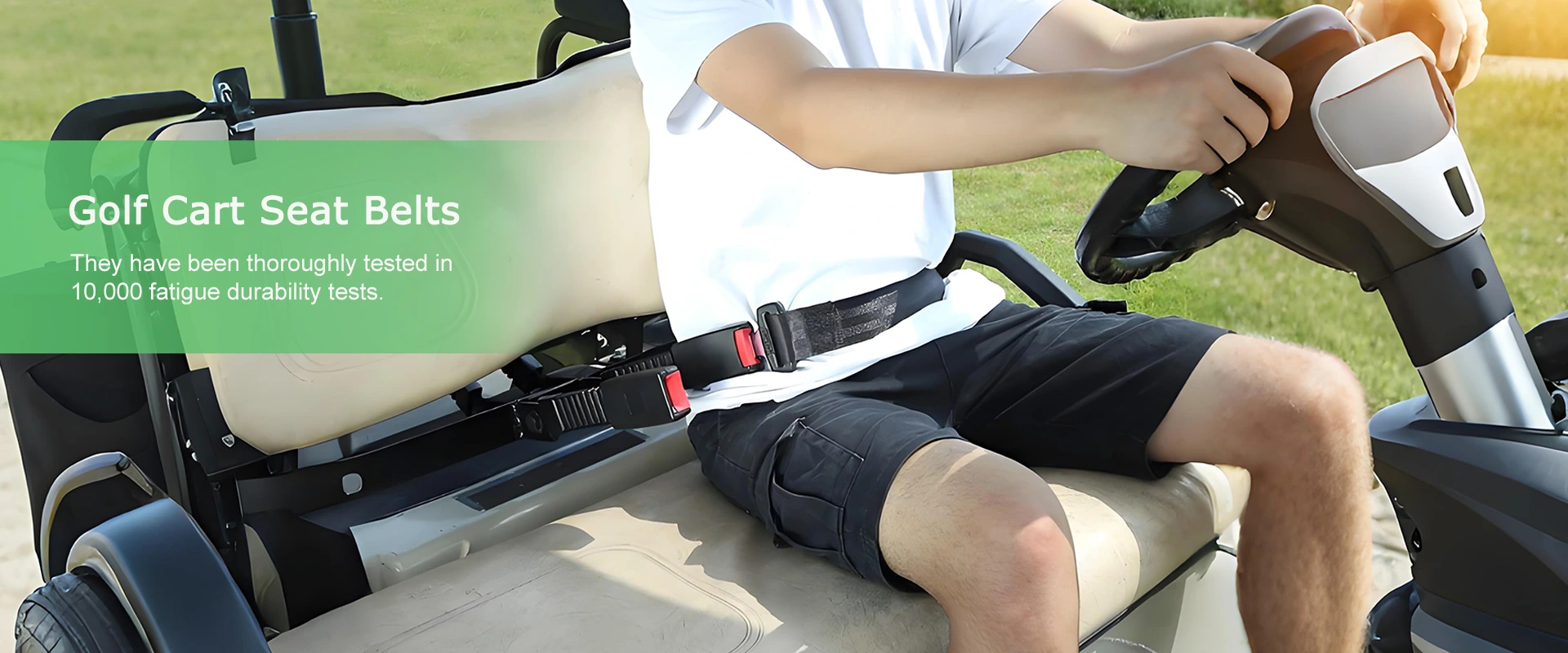 Cinturones de seguridad del carrito de golf de China
